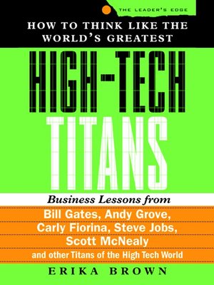 cover image of How to Think Like the World's Greatest High-Tech Titans
